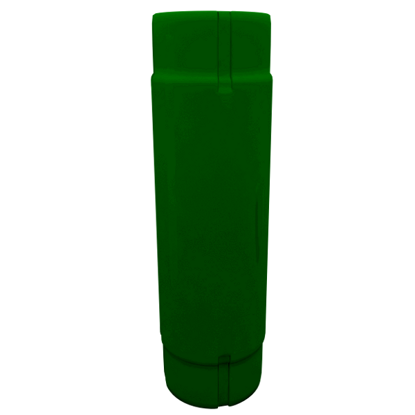 Труба соеденительная зеленая 100х1000мм