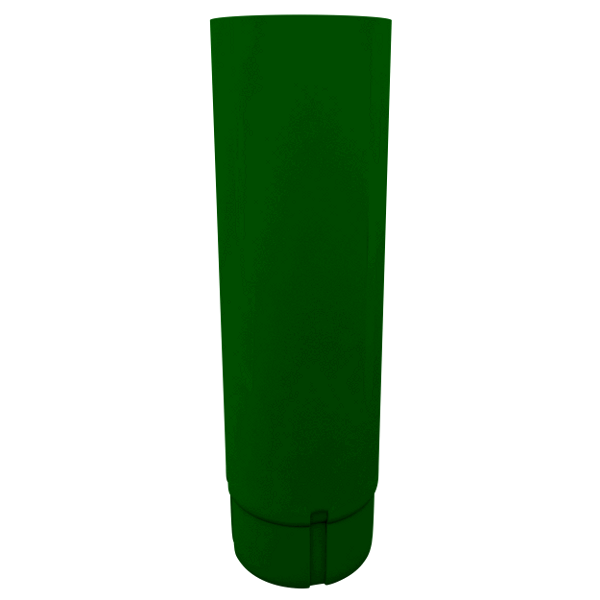 Труба водосточная зеленая (1п.м)